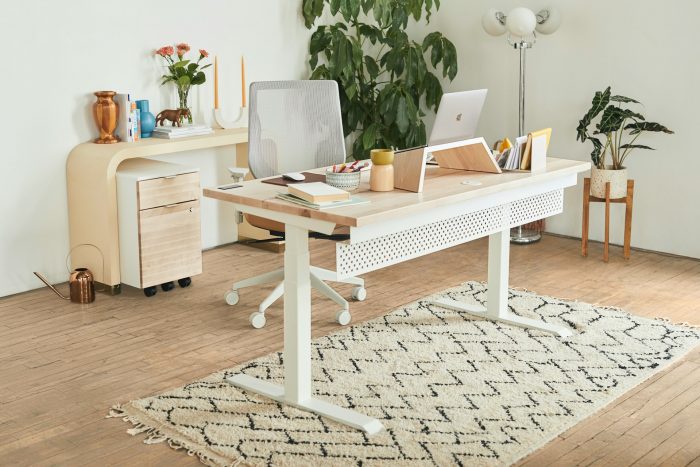 Desk set up