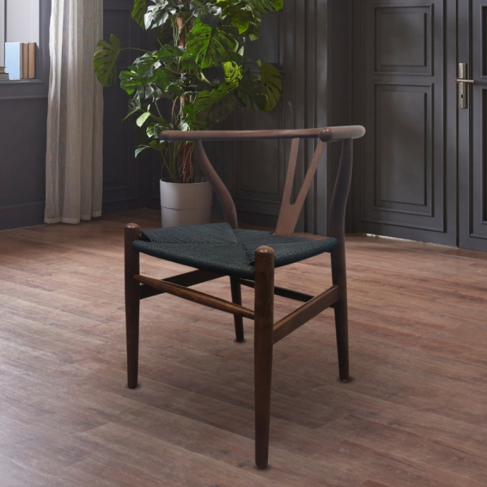 Walnut dining room chair 