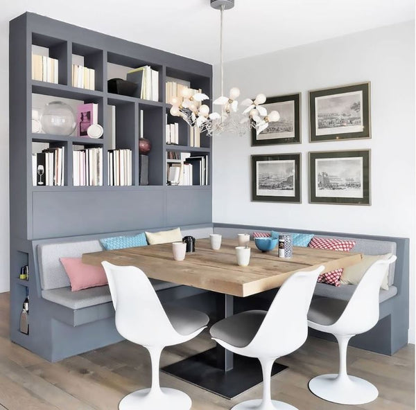 White-luxury-Chelsea-Dining-room-chairs-with-grey-cushions