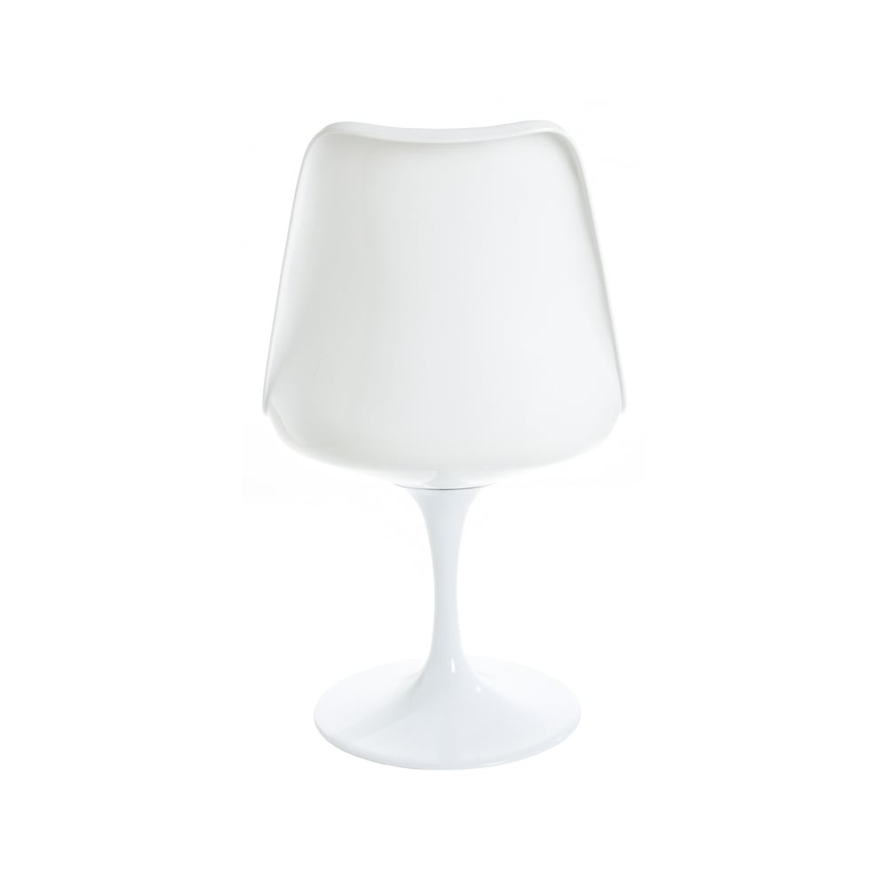 OUTLET White and Red PU Chelsea Side Chair