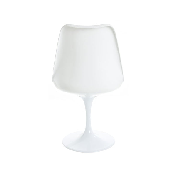 OUTLET White and Red PU Chelsea Side Chair