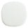 White PU Chelsea Armchair Cushion