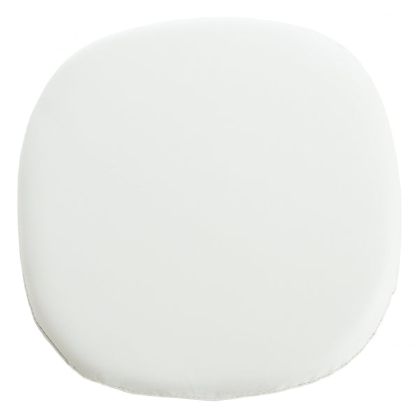White PU Chelsea Armchair Cushion