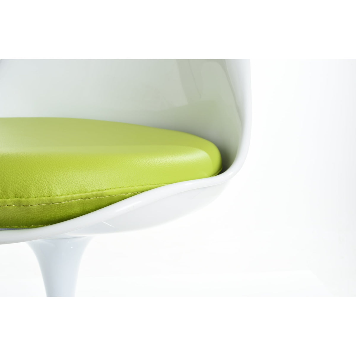 Green PU Chelsea Side Chair Cushion