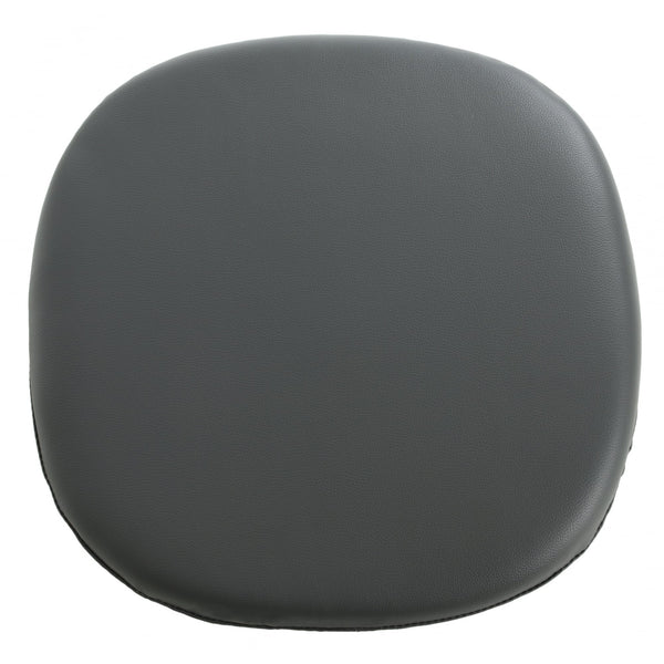 Grey PU Chelsea Side Chair Cushion