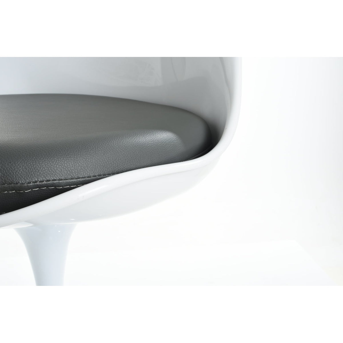 Grey PU Chelsea Armchair Cushion