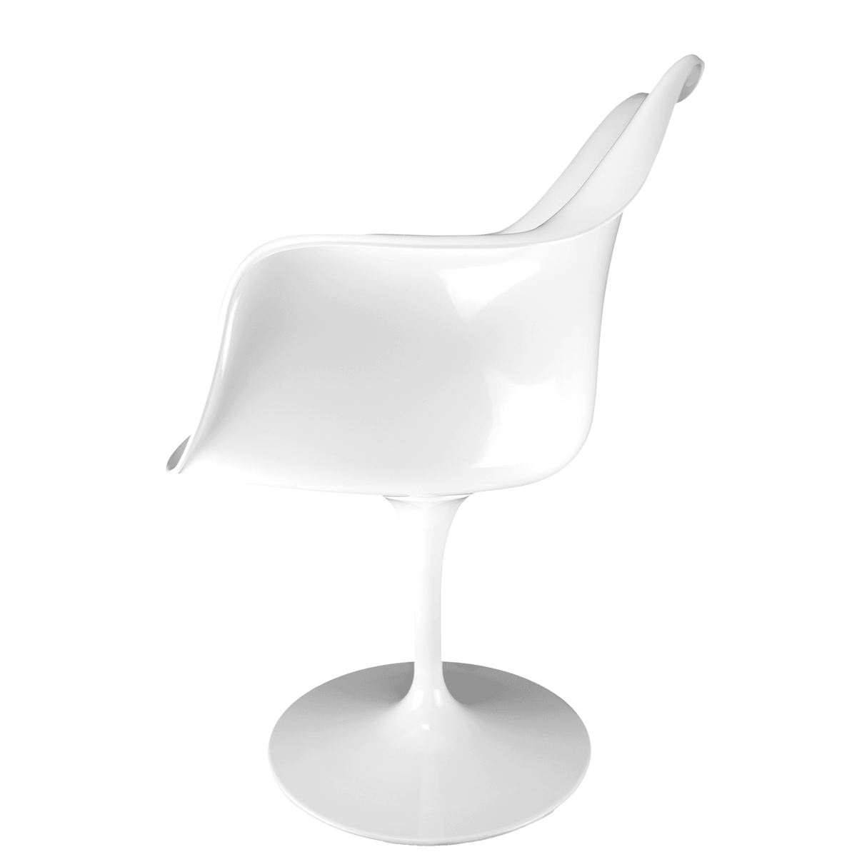 White and Luxurious Green Chelsea Armchair
