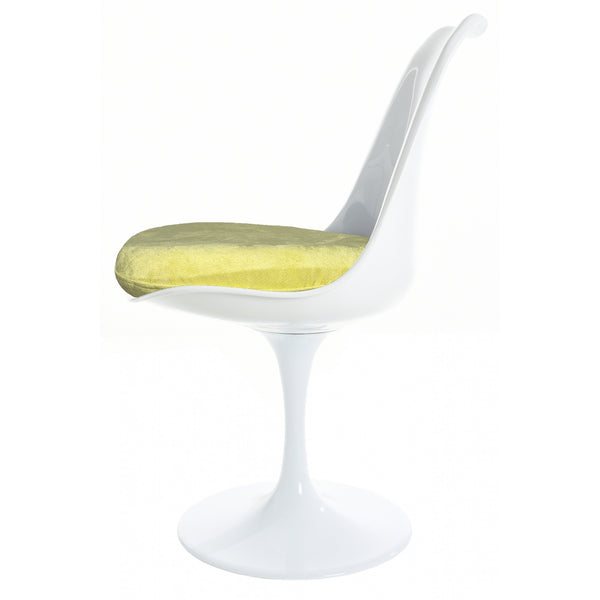 White and Luxurious Yellow Chelsea Side Chair