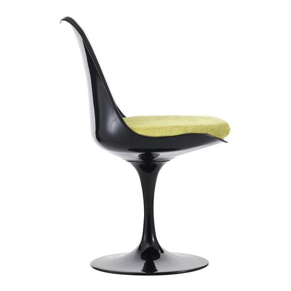 Black and Luxurious Green Chelsea Side Chair