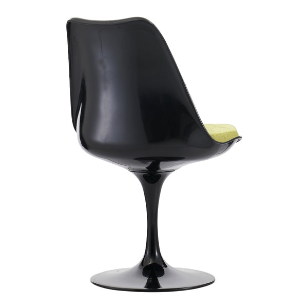 Black and Luxurious Green Chelsea Side Chair