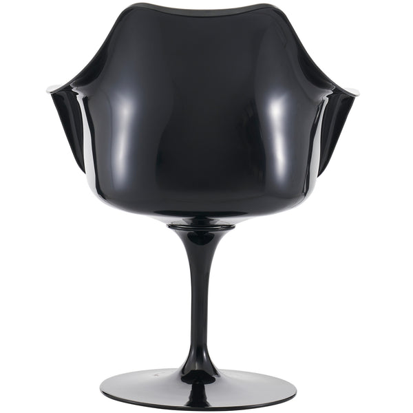 Black and Navy PU Chelsea Armchair