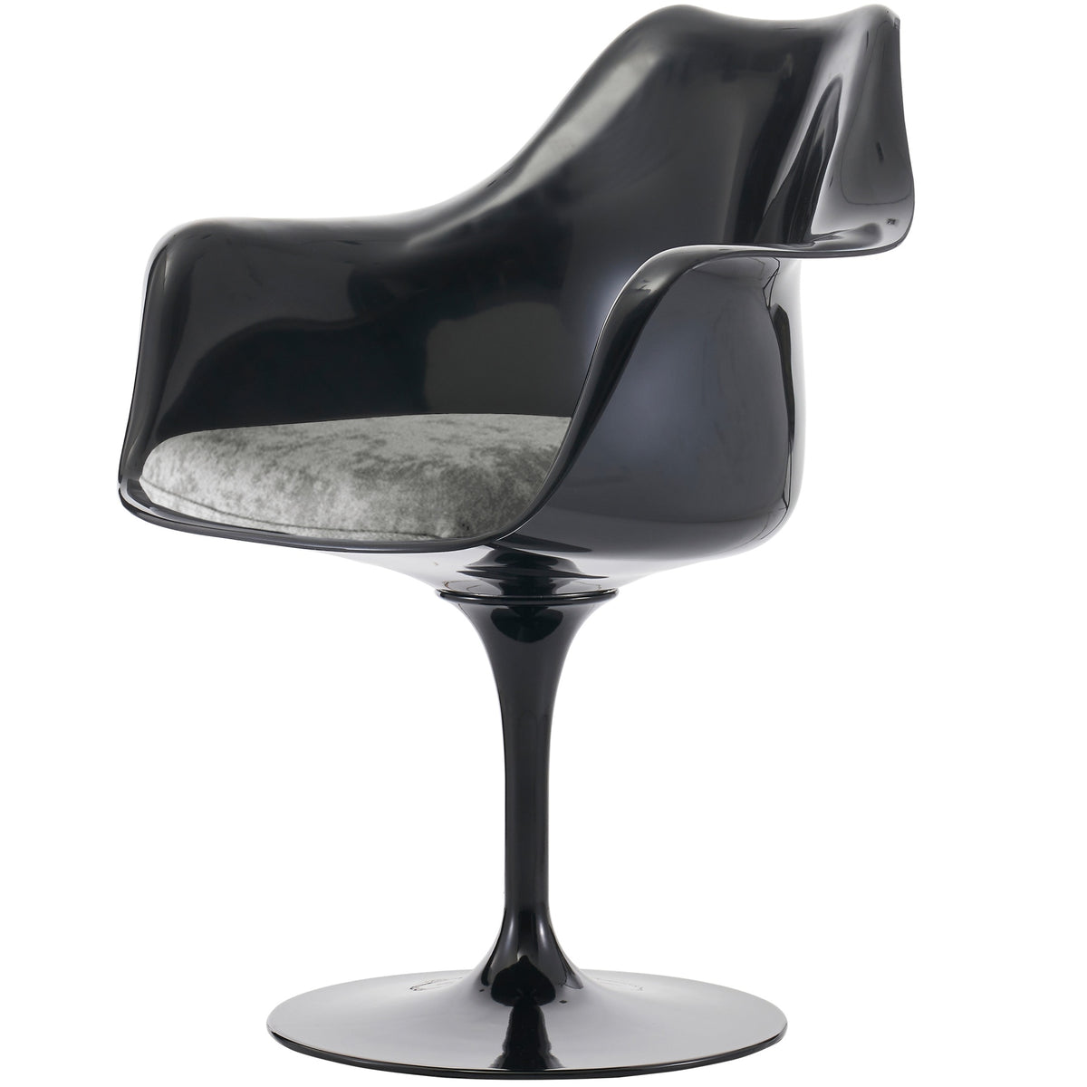 Black and Luxurious Grey Chelsea Armchair