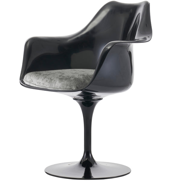 Black and Luxurious Grey Chelsea Armchair