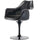 Black and Black PU Chelsea Armchair