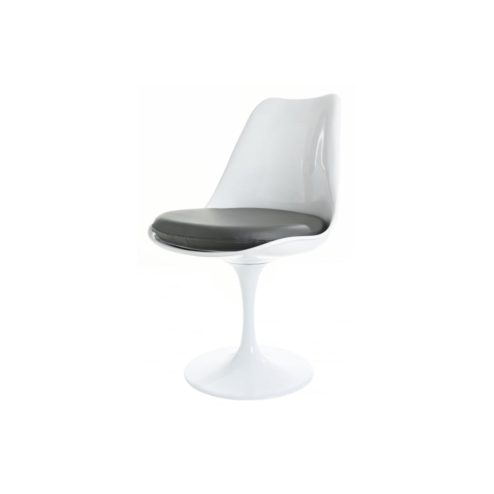 Chelsea Set - White Large Circular Table with Six Chairs - Various Colours