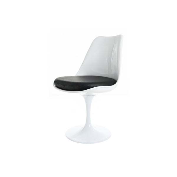 Chelsea Set - White Large Circular Table with Six Chairs - Various Colours