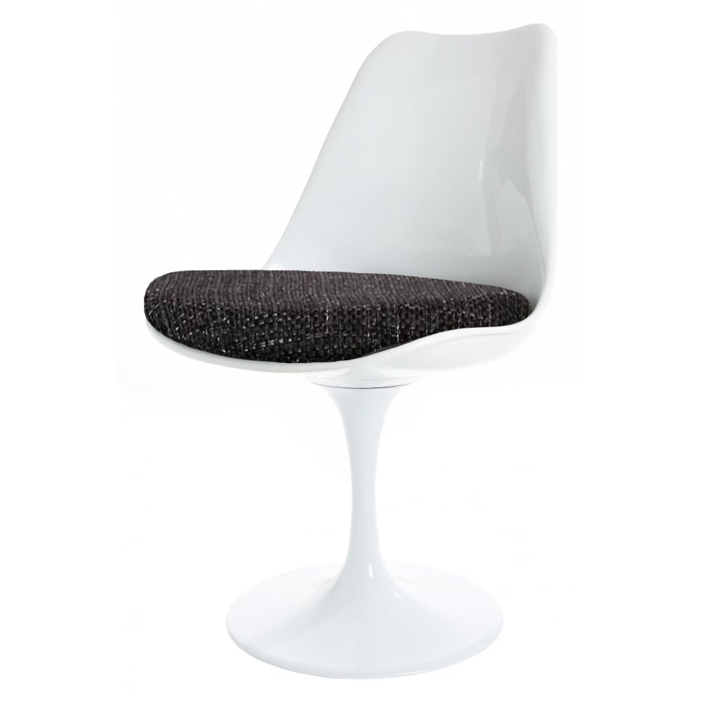 Chelsea Set - White Large Circular Table with Six Chairs - Various Colours