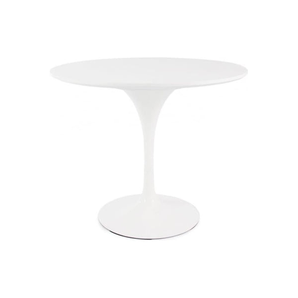 Chelsea Set - White Medium Circular Table with Four Chairs - Various Colours