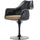 Black And Textured Beige Chelsea Armchair