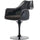 Black And Textured Black Chelsea Armchair