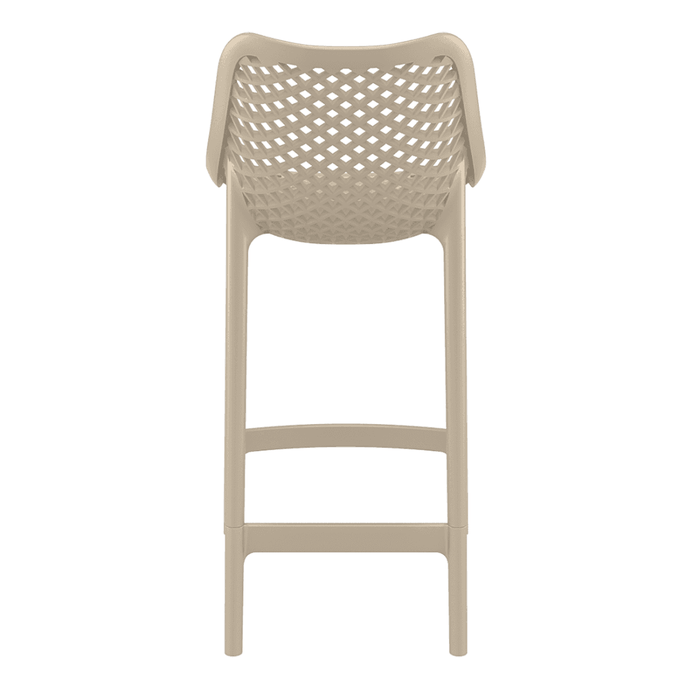 Air Plastic Mid Height Bar Stool - Various Colours (PACK OF 2)