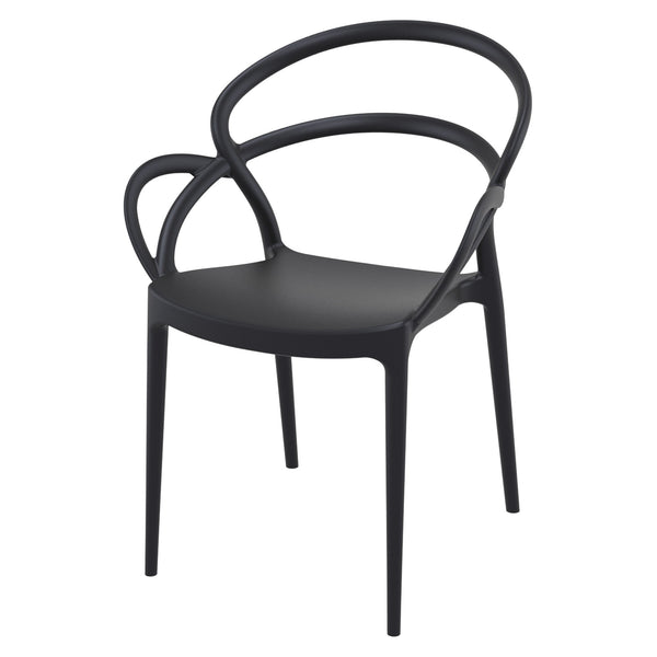Mila Stackable Plastic Armchair - Various Colours (PACK OF 2)