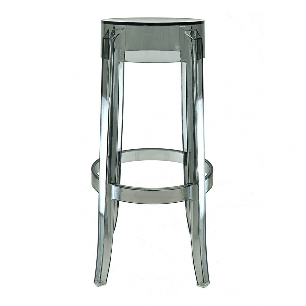 OUTLET Ghost Style Bar Stool Smoke Grey - 76cm