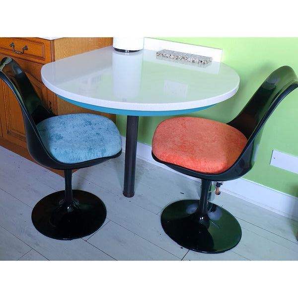 Black and Black PU Chelsea Side Chair