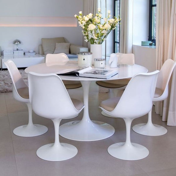 White Chelsea Large Circular Table