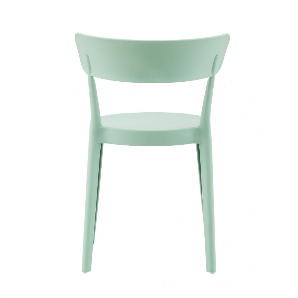 Sage Green Plastic Bistro Dining Chair