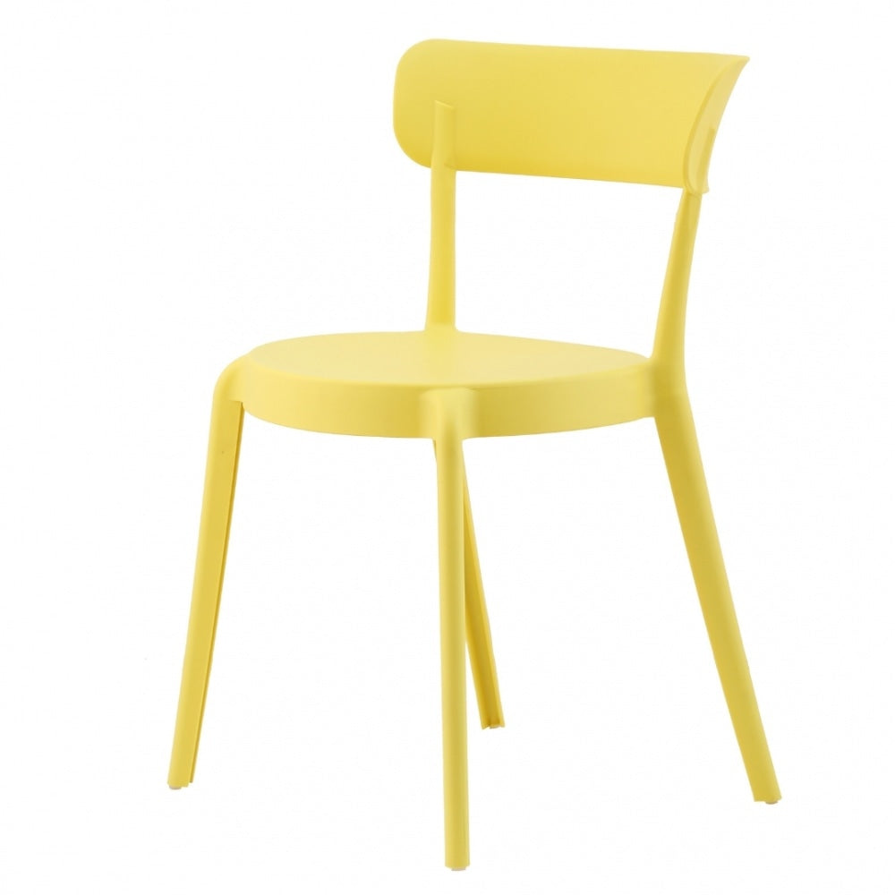 OUTLET Lemon Plastic Bistro Dining Chair
