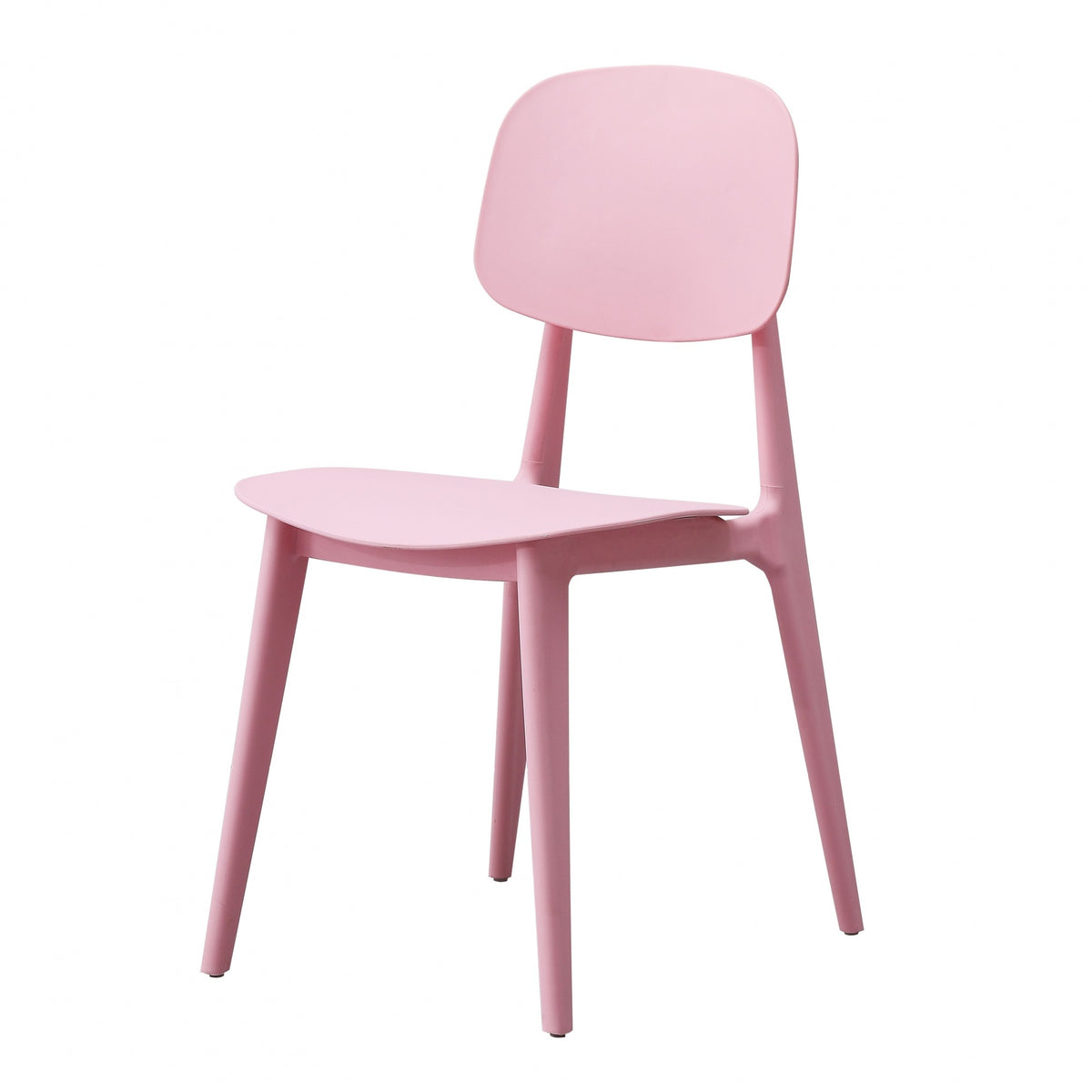 OUTLET Oslo Baby Pink Plastic Dining Chair