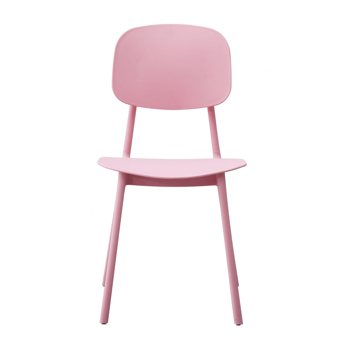 OUTLET Oslo Baby Pink Plastic Dining Chair