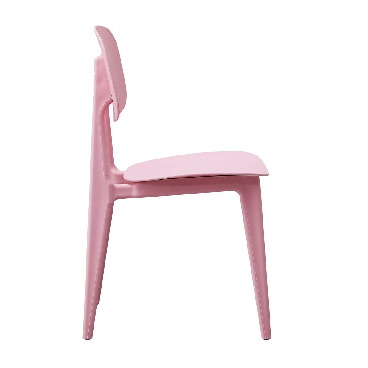OUTLET Oslo Baby Pink Plastic Dining Chair