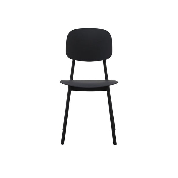 Oslo Black Plastic Dining Chair