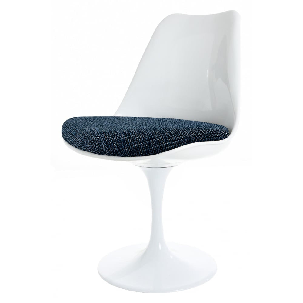 Textured Blue Chelsea Side Chair