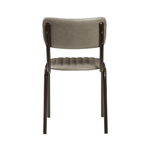 Tavo Vintage Dark Grey Side Chair (PACK OF 2)