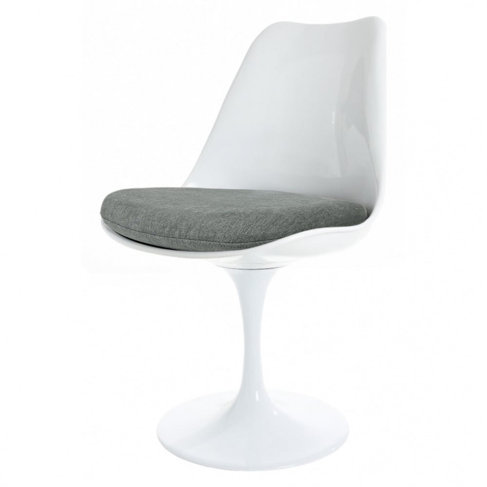 Velveteen Grey Chelsea Side Chair
