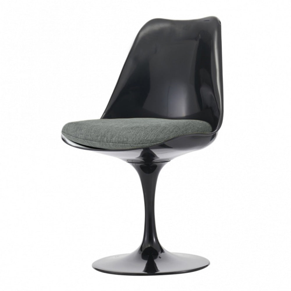 Velveteen Grey Chelsea Side Chair