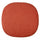 Velveteen Orange Chelsea Side Chair Cushion