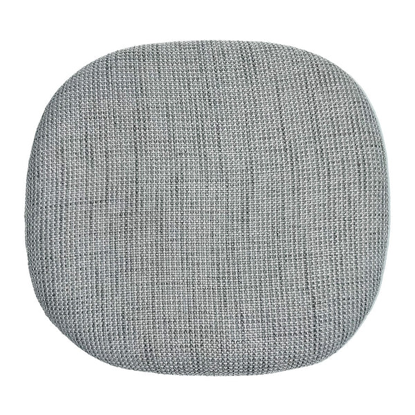 White and Textured Light Grey Chelsea Side Chair
