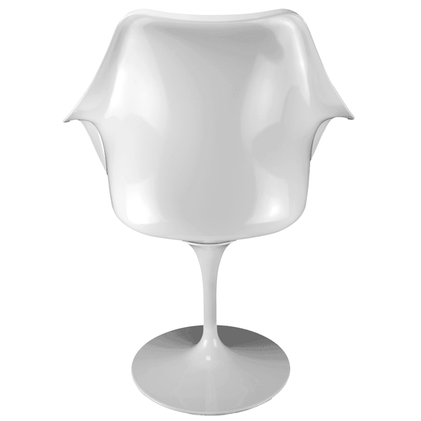 White and Velveteen Navy Chelsea Armchair