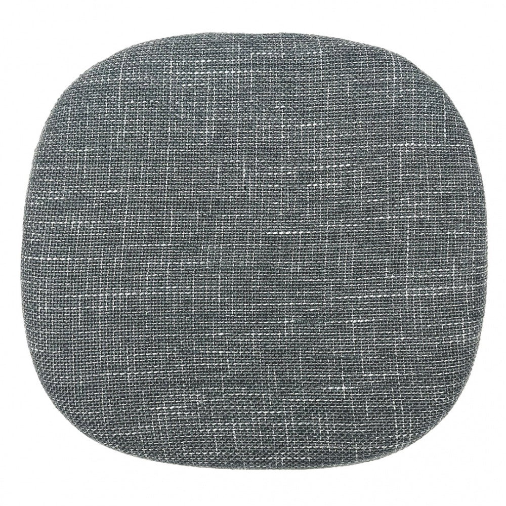 Textured Dark Grey Chelsea Side Chair Cushion