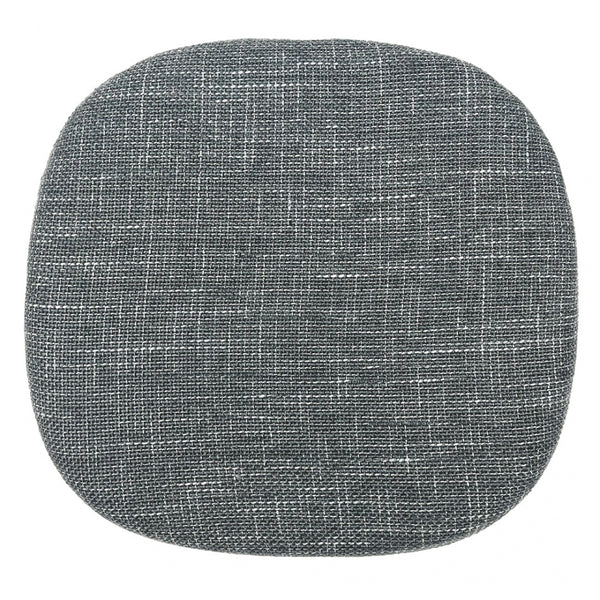 Textured Dark Grey Chelsea Side Chair Cushion