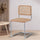Fusion Living Natural Camden Cantilever Dining Chair