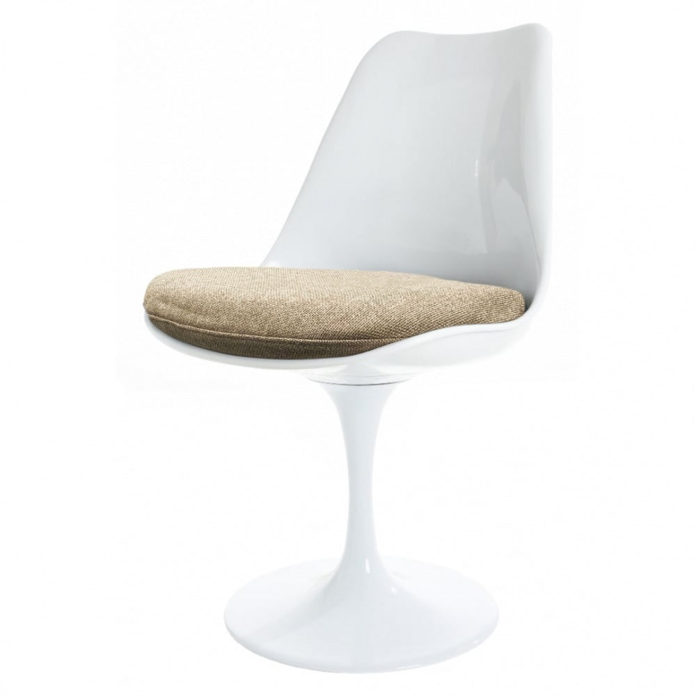 Velveteen Beige Chelsea Side Chair