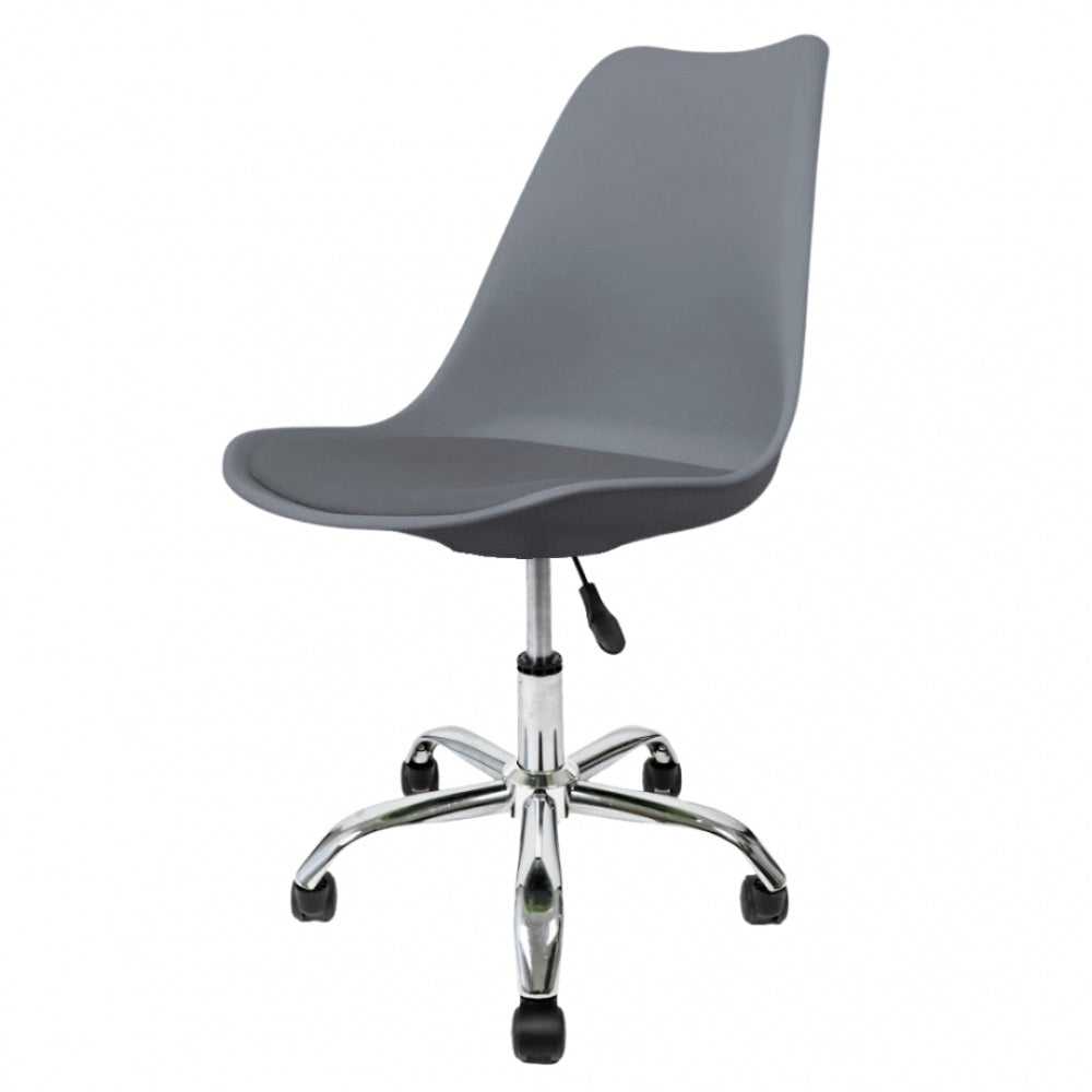 Soho Dark Grey Plastic Desk Chair Swivel Base