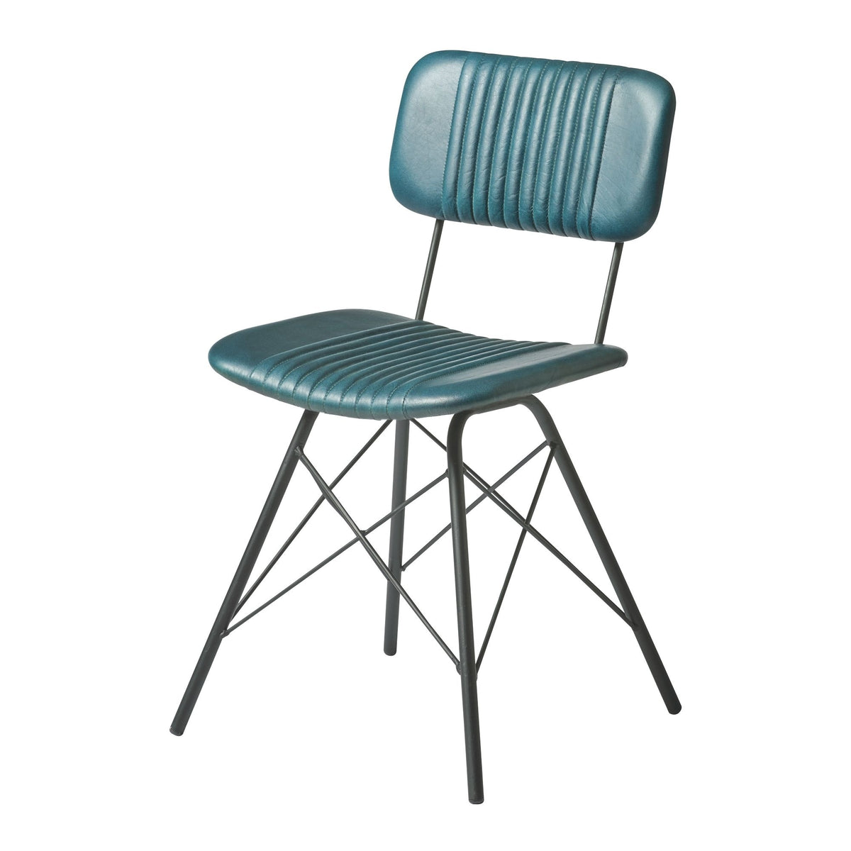 Duke Vintage Leather Dining Chair