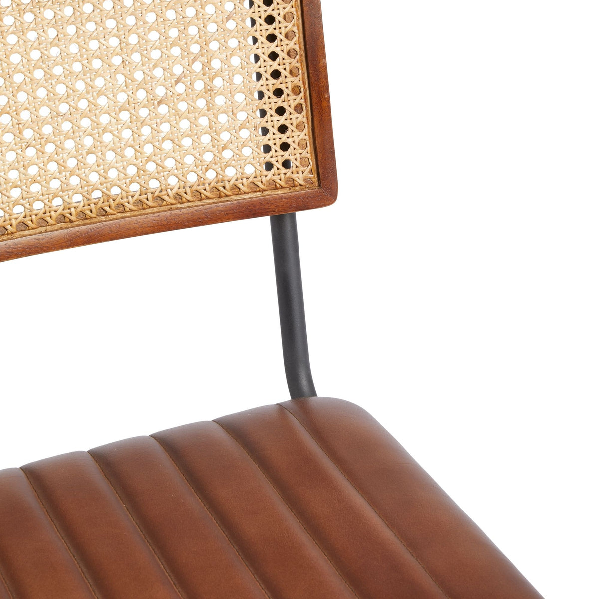Savanna Brown Leather Dining Chair