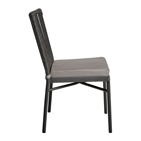 Holt Dark Grey Side Chair